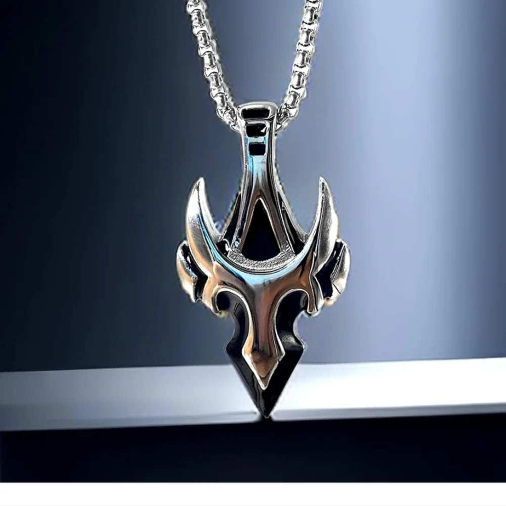 Silver Pendant Necklace for Men